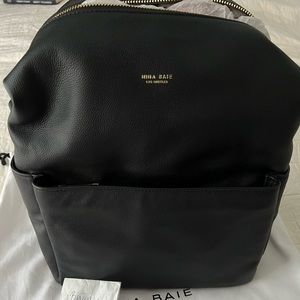 Mina Baie Leather Stevie Midi Black with Gold Hardware